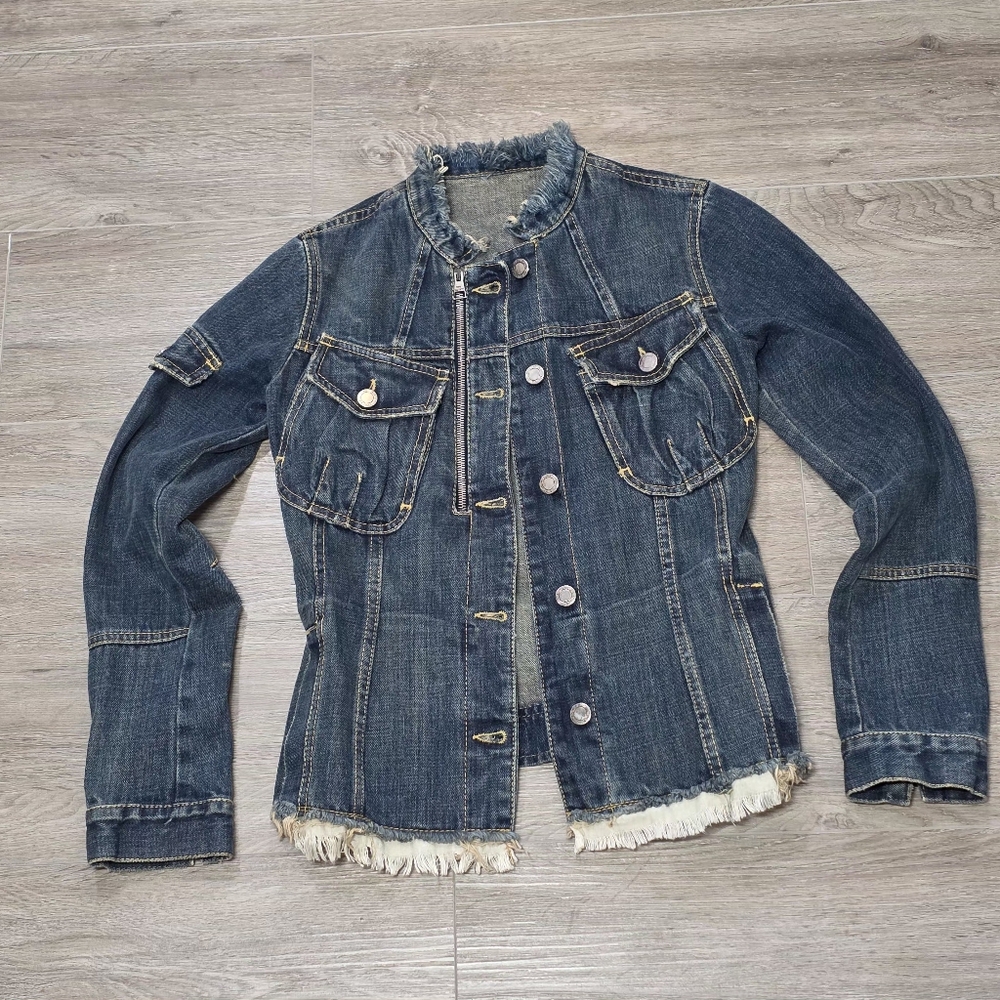 Neil Barrett Jean Jacket Denim Womans Sz XSmall